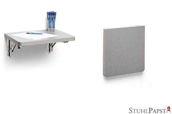 a Wandklapptisch Wandtisch klappbar Klapptisch Wandmontage Beinfreier Tisch zur Wandmontage