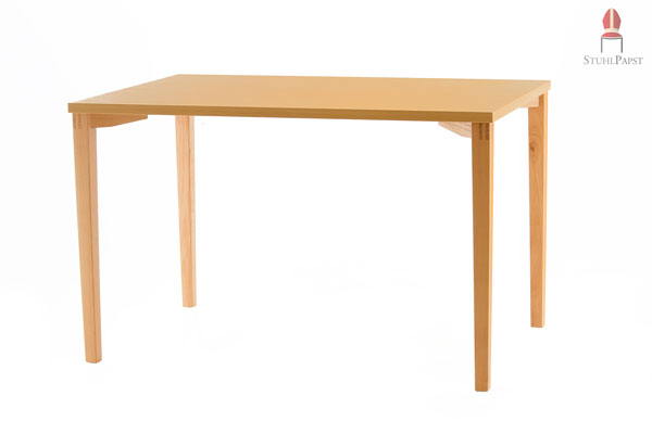 Das Holztischmodell Lig.a mit rechteckiger Tischplatte