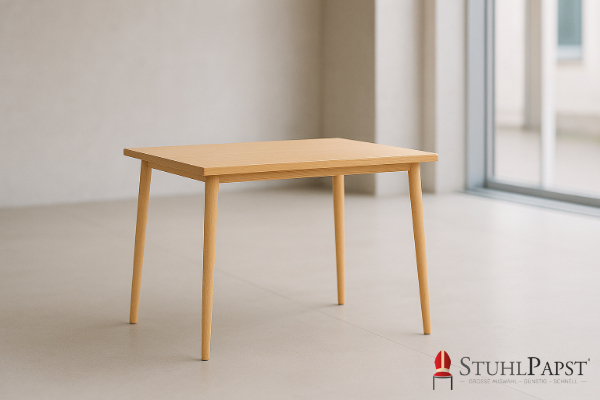 rechteckiger holztisch modern esszimmertisch massivholz design tisch buche optik meetingtisch holz hochwertiger esstisch rechteck konferenztisch holz modern Offenbach