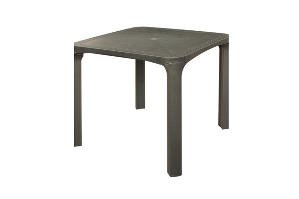 TABLE OLE RATTAN 80X80 ANTHRACITE