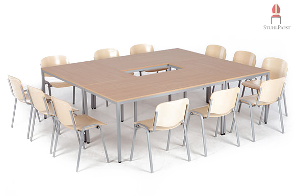 Als Beispiel sehen Sie hier das Tischmodell Pro.jekt aufgestellt wie bei einem Meeting