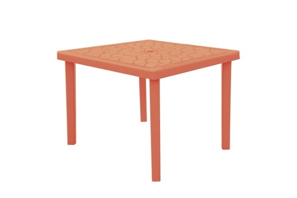 TABLE GRUVYER 90X90 ANISE ORANGE