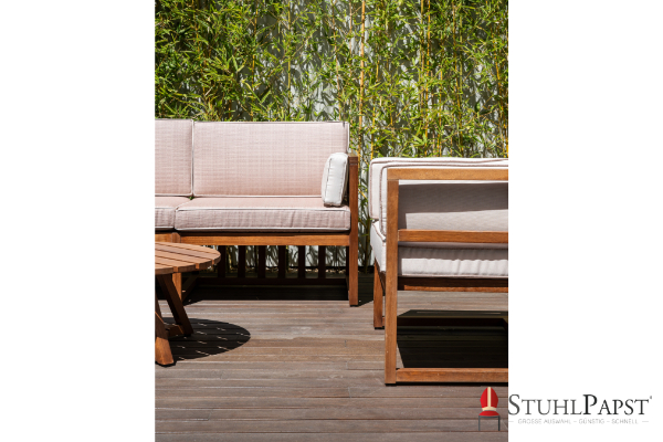 Wiesbaden outdoor couchtisch holz rund gartentisch massivholz lounge tisch niedrig terrasse holztisch wetterfest outdoor moebel